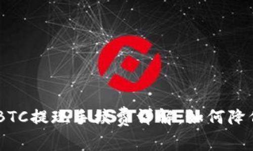 tokenim BTC提现手续费详解：如何降低提现成本